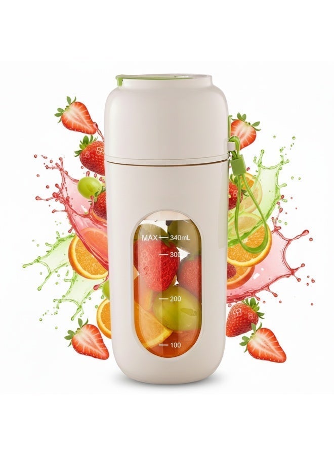 Interstella Portable Mini Blender 340ml, 60W USB-C Smoothie Maker with High-Speed Blades, BPA-Free Personal Juicer for Travel, Gym & Home - Image 1